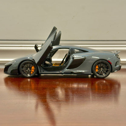 AUTOart Mclaren 675LT Chicane Gray 1/18 Scale Diecast Model Car | In Box - Product Image