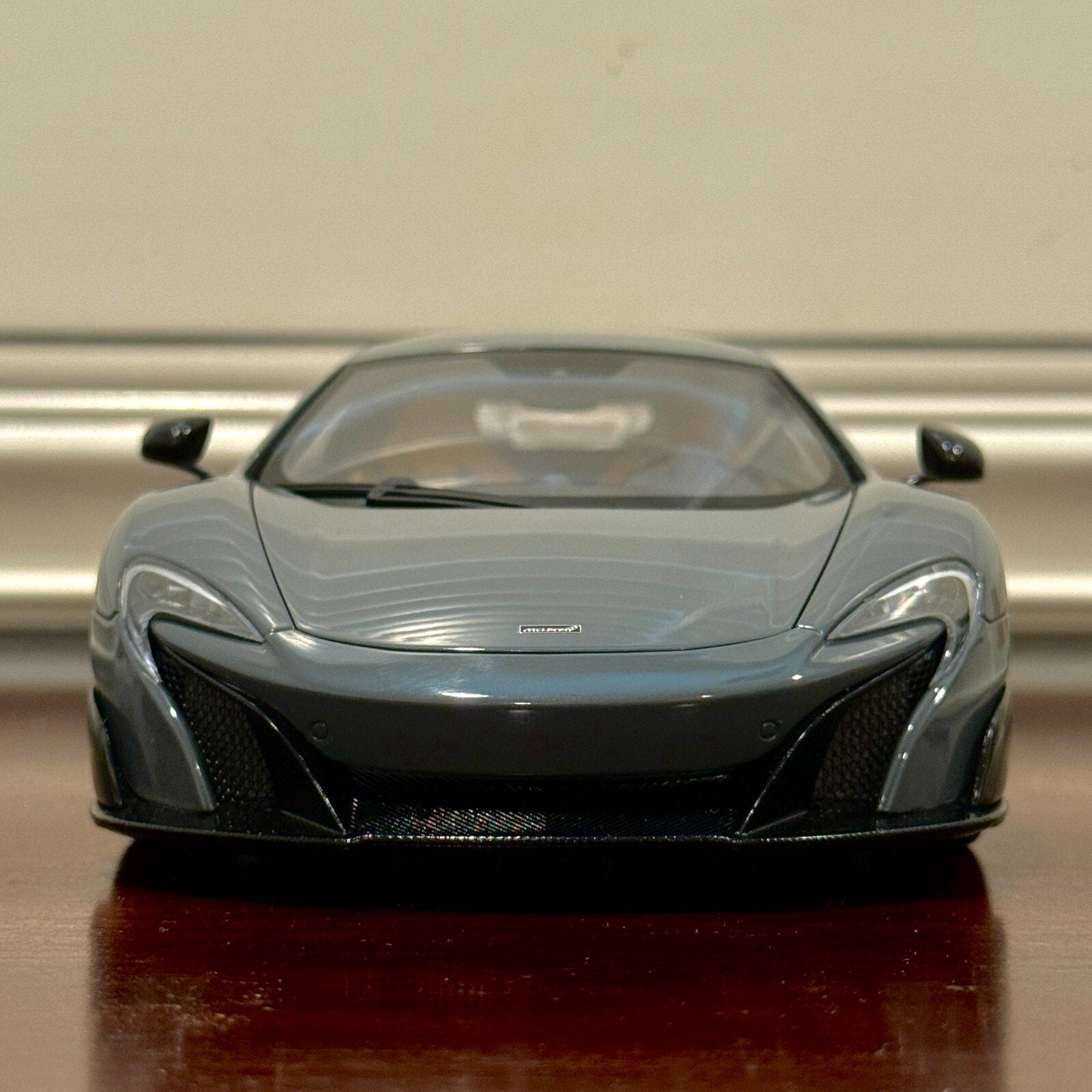 AUTOart Mclaren 675LT Chicane Gray 1/18 Scale Diecast Model Car | In Box - Product Image