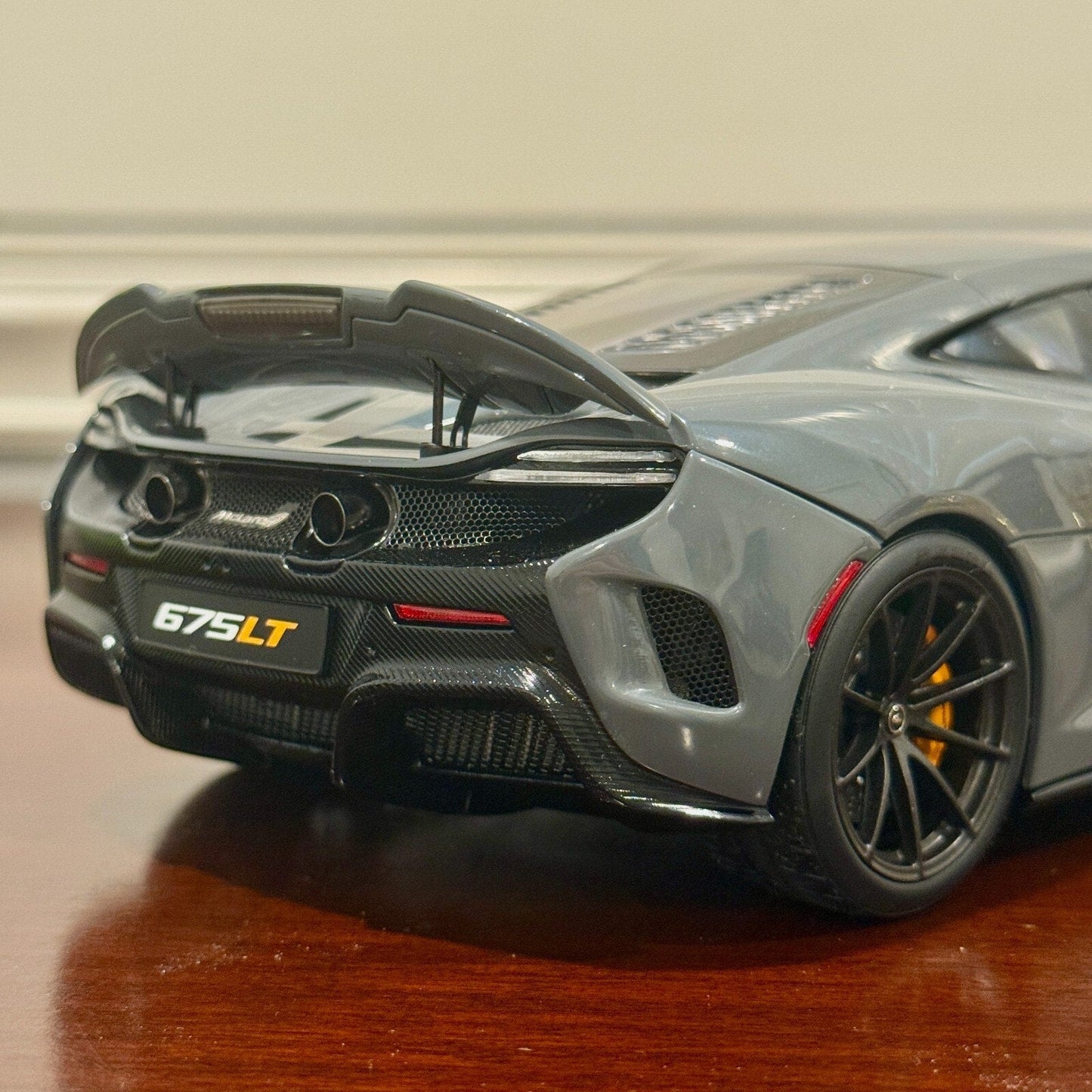 AUTOart Mclaren 675LT Chicane Gray 1/18 Scale Diecast Model Car | In Box - Product Image