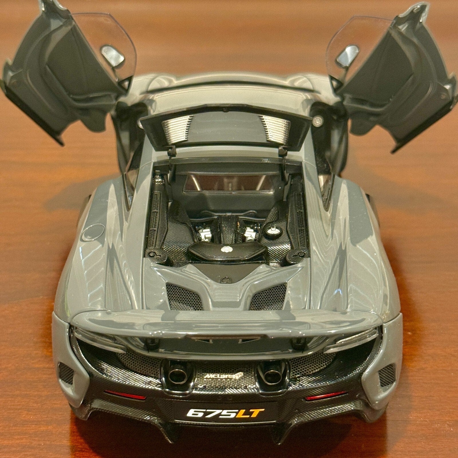 AUTOart Mclaren 675LT Chicane Gray 1/18 Scale Diecast Model Car | In Box - Product Image