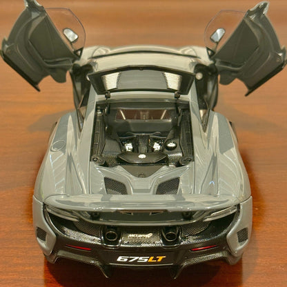 AUTOart Mclaren 675LT Chicane Gray 1/18 Scale Diecast Model Car | In Box - Product Image