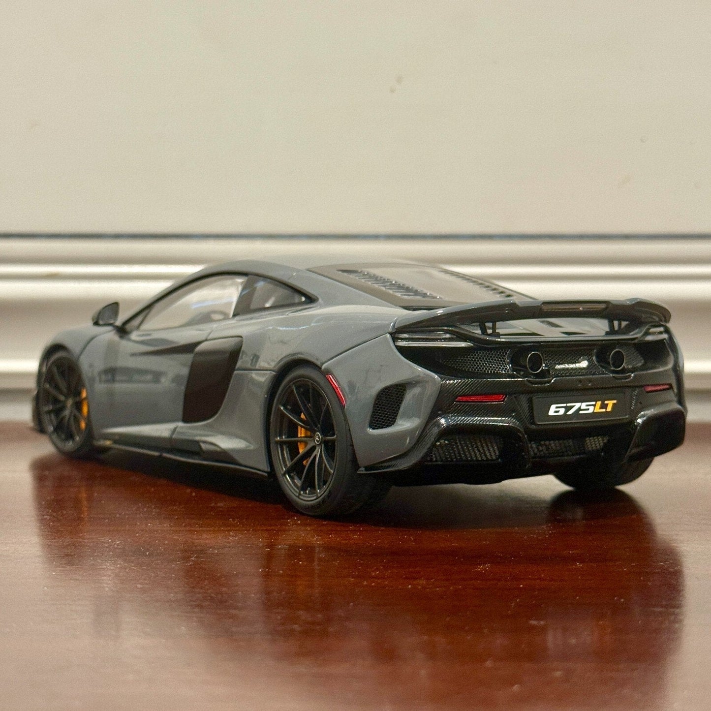 AUTOart Mclaren 675LT Chicane Gray 1/18 Scale Diecast Model Car | In Box - Product Image