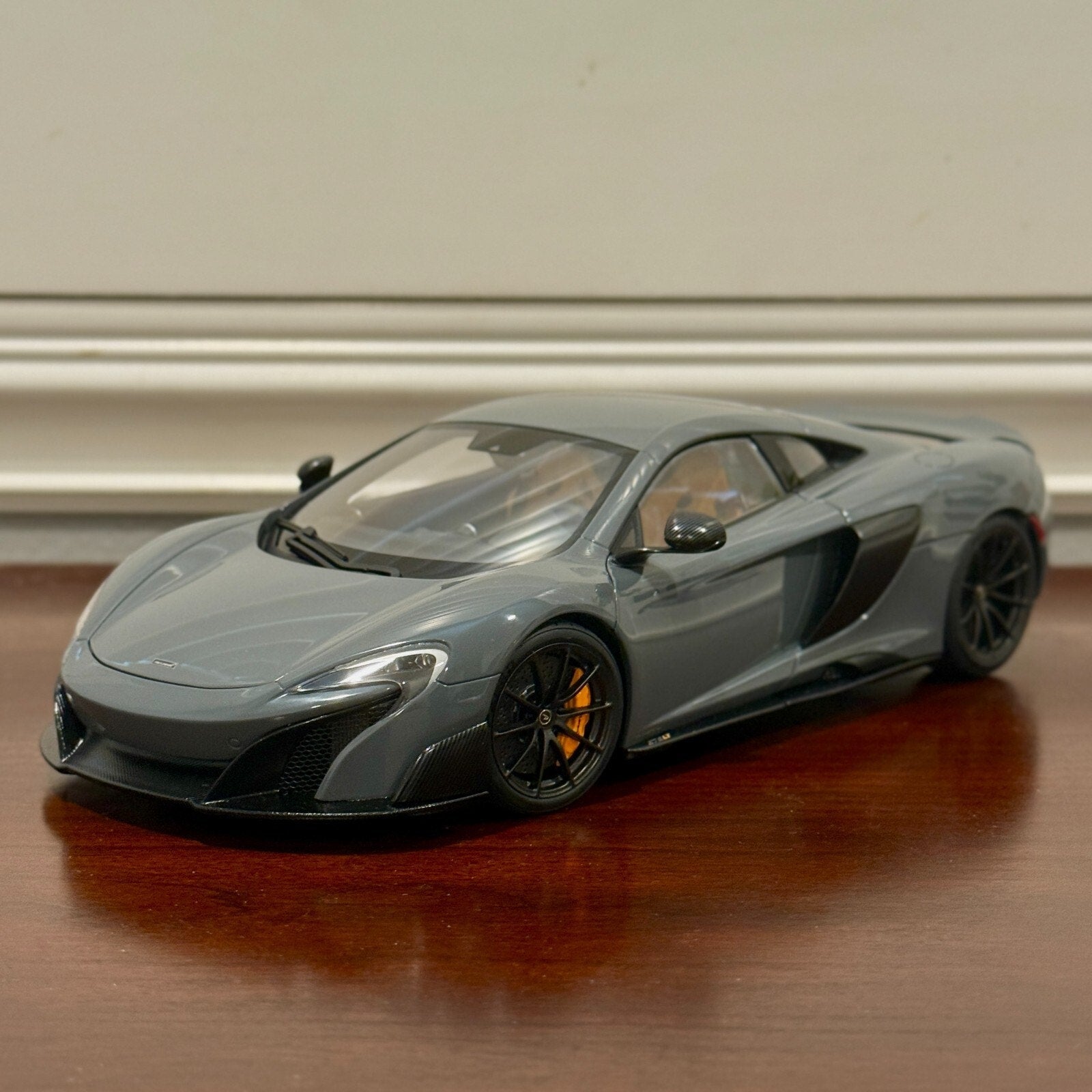 AUTOart Mclaren 675LT Chicane Gray 1/18 Scale Diecast Model Car | In Box - Product Image