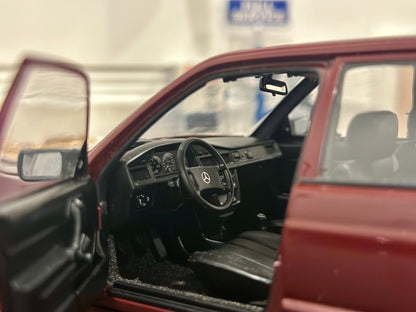 AUTOart Mercedes Benz 190E 2.0 Barolo Red 1/18 Scale Diecast Model Car - Product Image