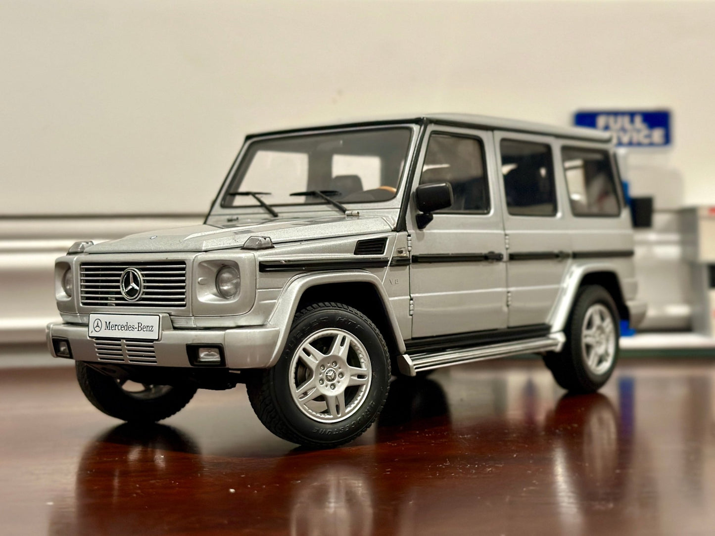 AUTOart Mercedes Benz G-Class Silver 1/18 Scale Diecast Model Car - Product Image