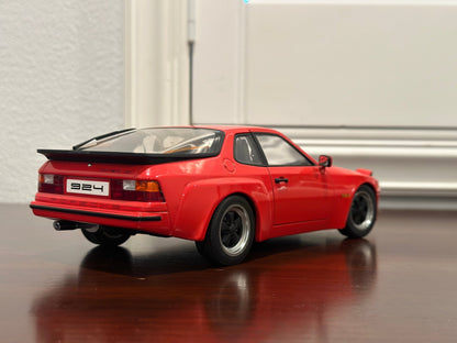 AUTOart Porsche 924 Turbo Guards Red 1/18 Scale Diecast Model Car - Product Image