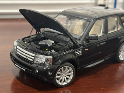AUTOart Range Rover Sport Black 1/18 Scale Diecast Model Car - Product Image
