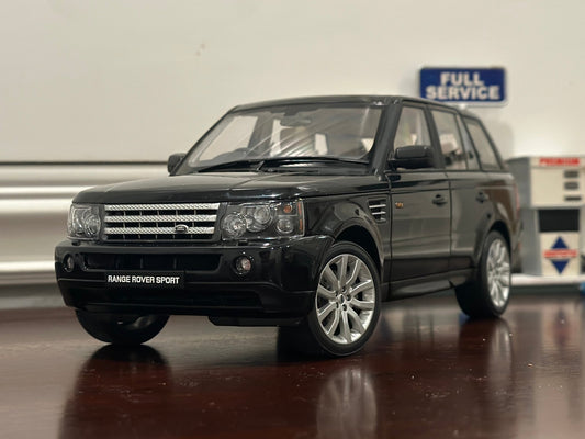 AUTOart Range Rover Sport Black 1/18 Scale Diecast Model Car - Product Image