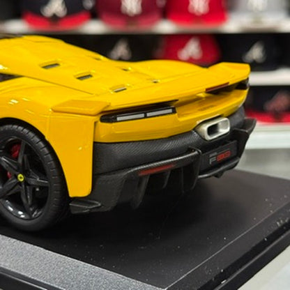 1/18 Ferrari F80 Yellow Hypercar Diecast Model Car | New