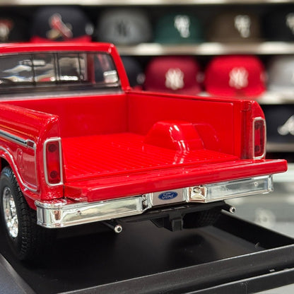 1:18 1979 Ford F-150 Ranger Pickup Truck Red Diecast Model Truck