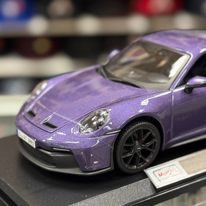 Maisto 1:18 Porsche 911 GT3 992 Frozen Berry Purple Diecast Model Car | New