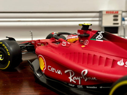 Bburago Ferrari Formula 1 'Carlos Sainz' 1/18 Scale Diecast Model F1 Car | New - Product Image