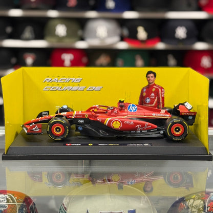 Bburago Ferrari Formula 1 'Carlos Sainz - Seasonal Livery' 1/18 Scale Model F1 Car | New - Product Image