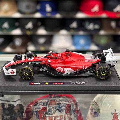 Bburago Ferrari Formula 1 'Charles Leclerc - Las Vegas GP' 1/18 Scale Model F1 Car | New - Product Image
