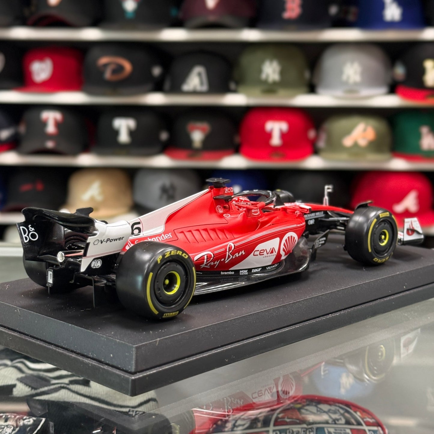 Bburago Ferrari Formula 1 'Charles Leclerc - Las Vegas GP' 1/18 Scale Model F1 Car | New - Product Image