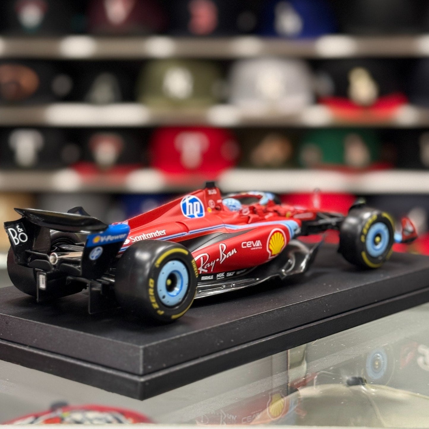 Bburago Ferrari Formula 1 'Charles Leclerc - Miami GP' 1/18 Scale Model F1 Car | New - Product Image