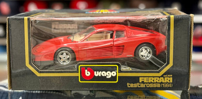Bburago Ferrari Testarossa Red 1/18 Scale Diecast Model Car | New - Product Image