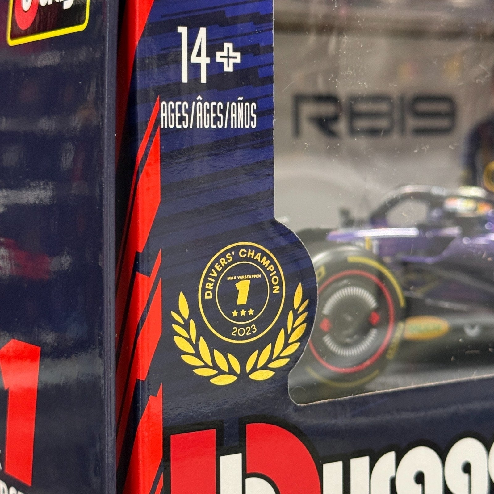Bburago Red Bull Formula 1 F1 'Max Verstappen - Las Vegas GP' 1/18 Scale Model F1 Car | New - Product Image