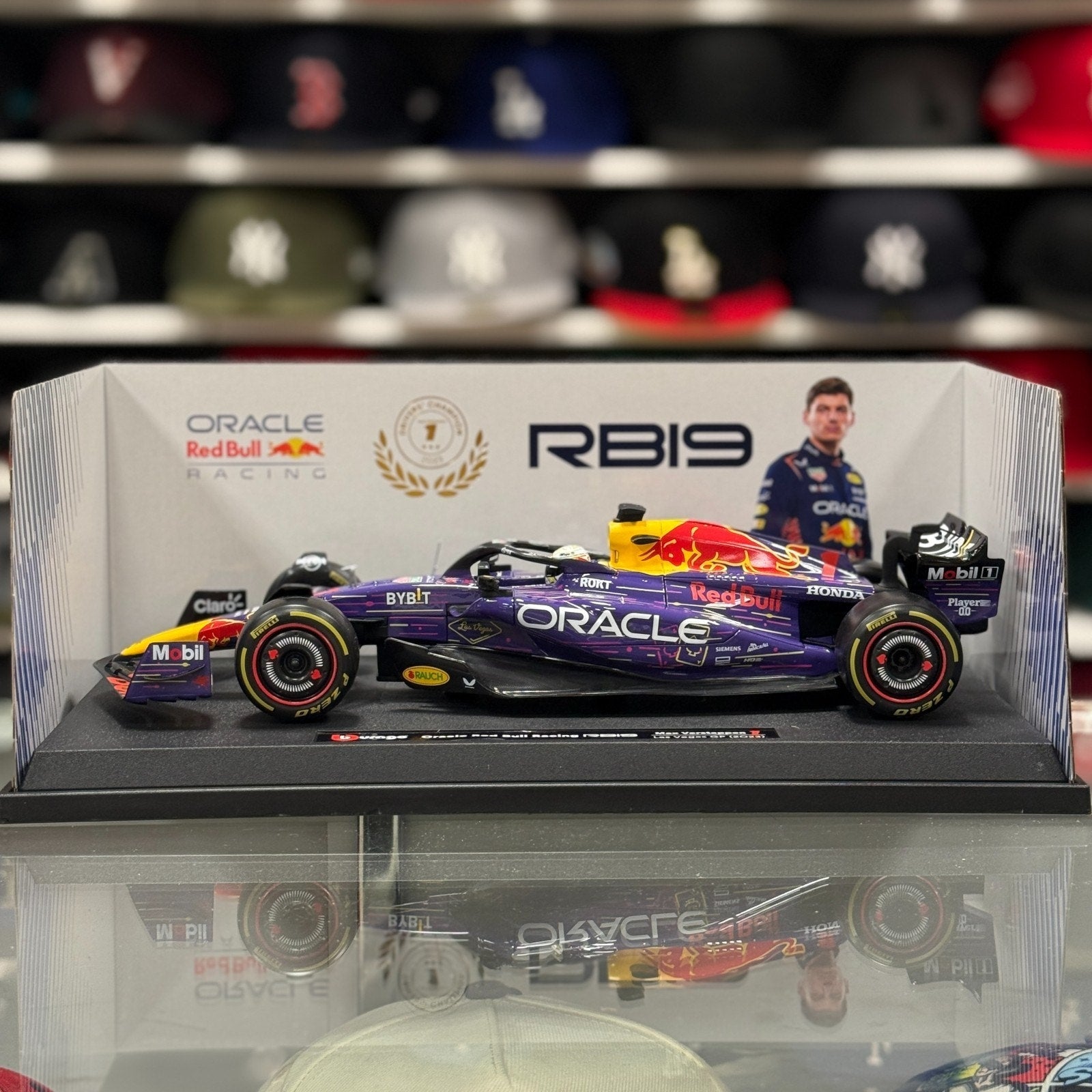 Bburago Red Bull Formula 1 F1 'Max Verstappen - Las Vegas GP' 1/18 Scale Model F1 Car | New - Product Image