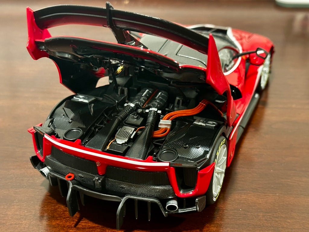 Bburago Signature Ferrari FXXK Evo '#54 Michael Luzich' 1/18 Scale Diecast Model Car | New - Product Image