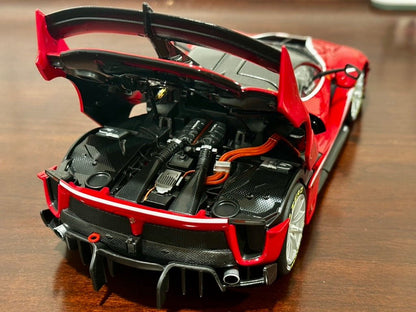 Bburago Signature Ferrari FXXK Evo '#54 Michael Luzich' 1/18 Scale Diecast Model Car | New - Product Image