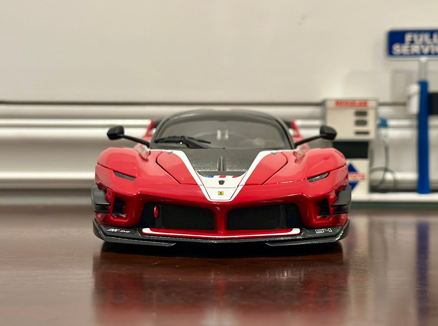 Bburago Signature Ferrari FXXK Evo '#54 Michael Luzich' 1/18 Scale Diecast Model Car | New - Product Image