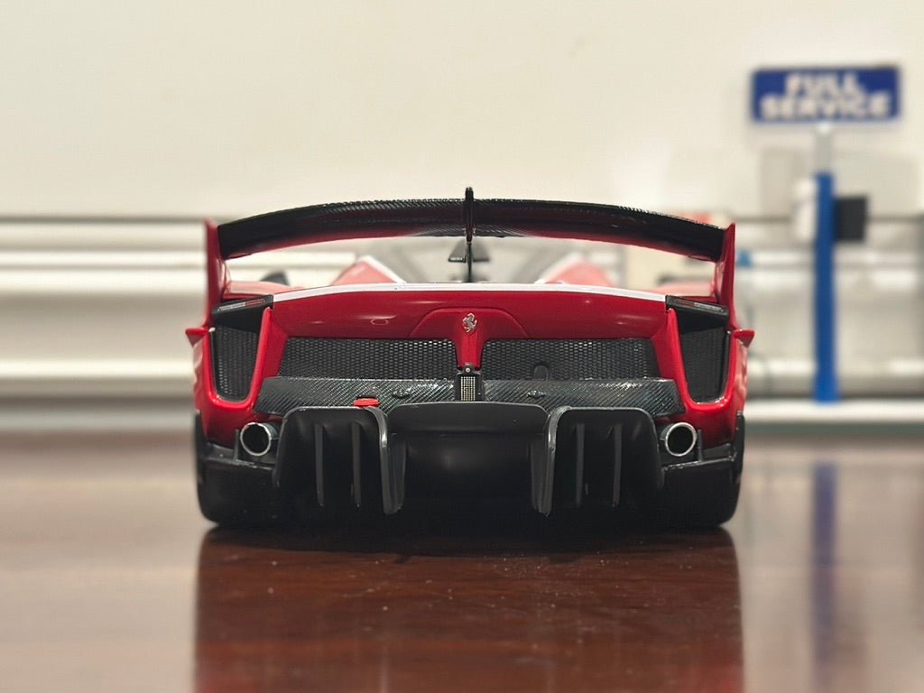Bburago Signature Ferrari FXXK Evo '#54 Michael Luzich' 1/18 Scale Diecast Model Car | New - Product Image