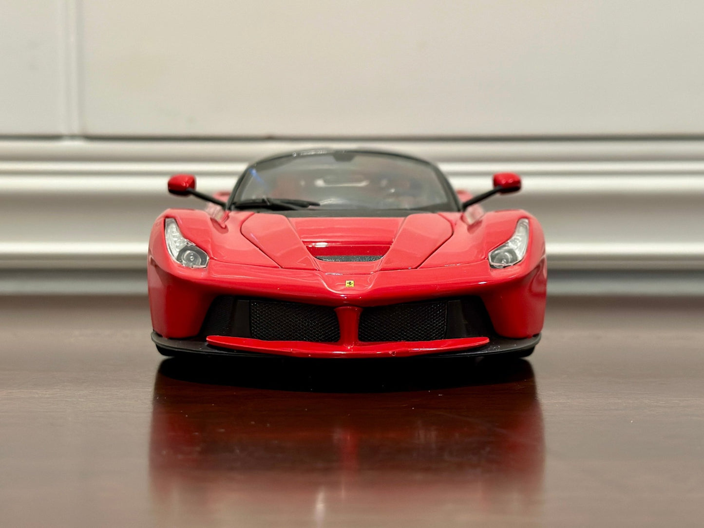 Bburago Signature Ferrari Laferrari Red w/ Black 1/18 Scale Diecast Model Car | New - Product Image