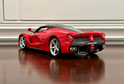 Bburago Signature Ferrari LaFerrari Red/Black 1/18 Scale Diecast Model Car | New - Product Image
