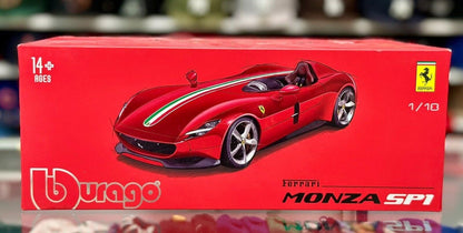Bburago Signature Ferrari Monza SP1 Red 1/18 Scale Diecast Model Car | New - Product Image
