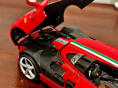 Bburago Signature Ferrari Monza SP1 Red 1/18 Scale Diecast Model Car | New - Product Image