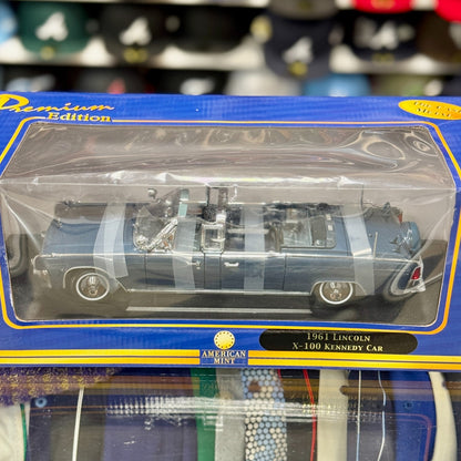 1/24 1961 Lincoln X100 'Kennedy Car' American Mint Diecast Car | New
