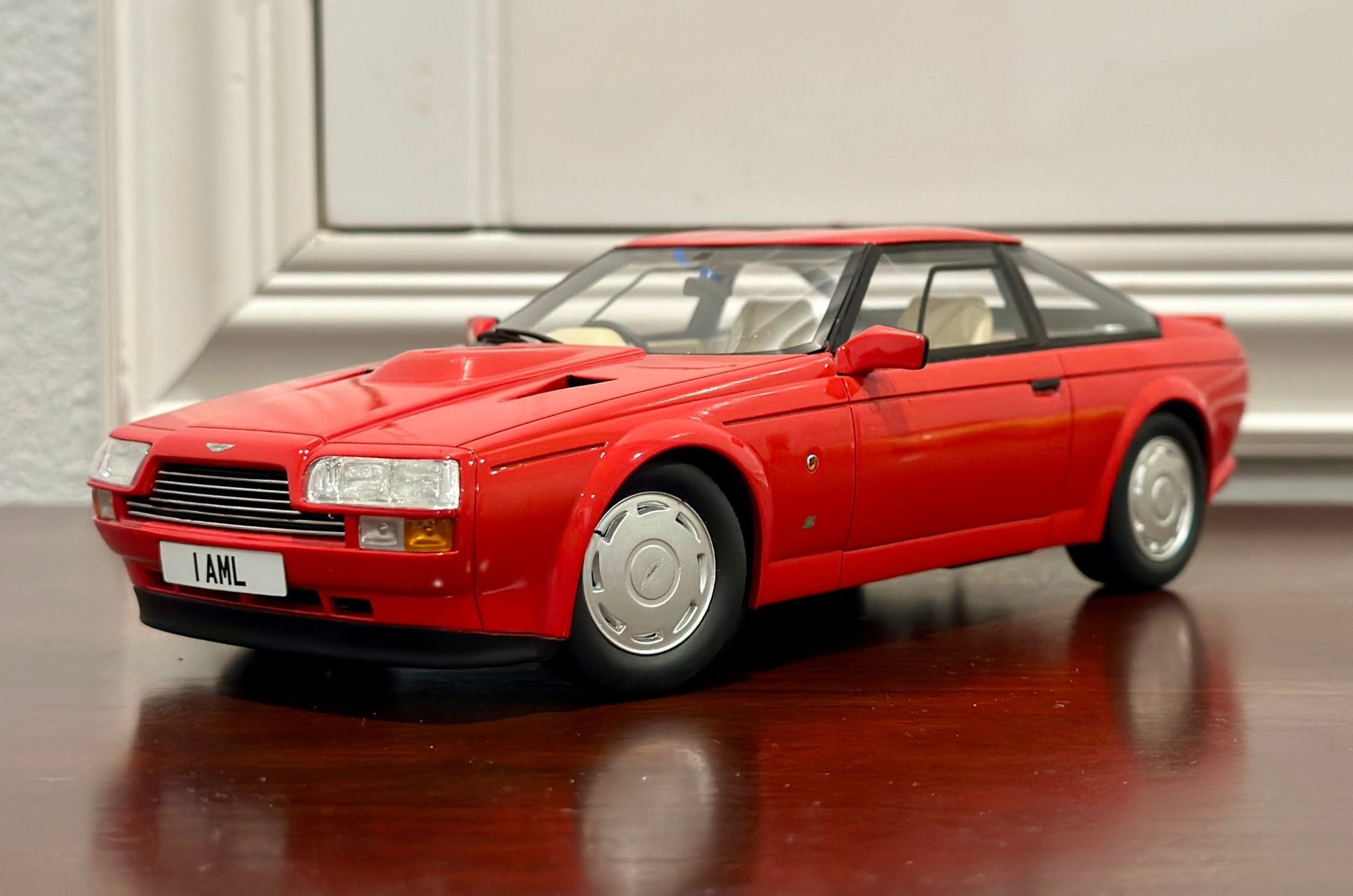 Cult Models Aston Martin Vantage Zagato Red 1/18 Scale Resin Model Car - Product Image