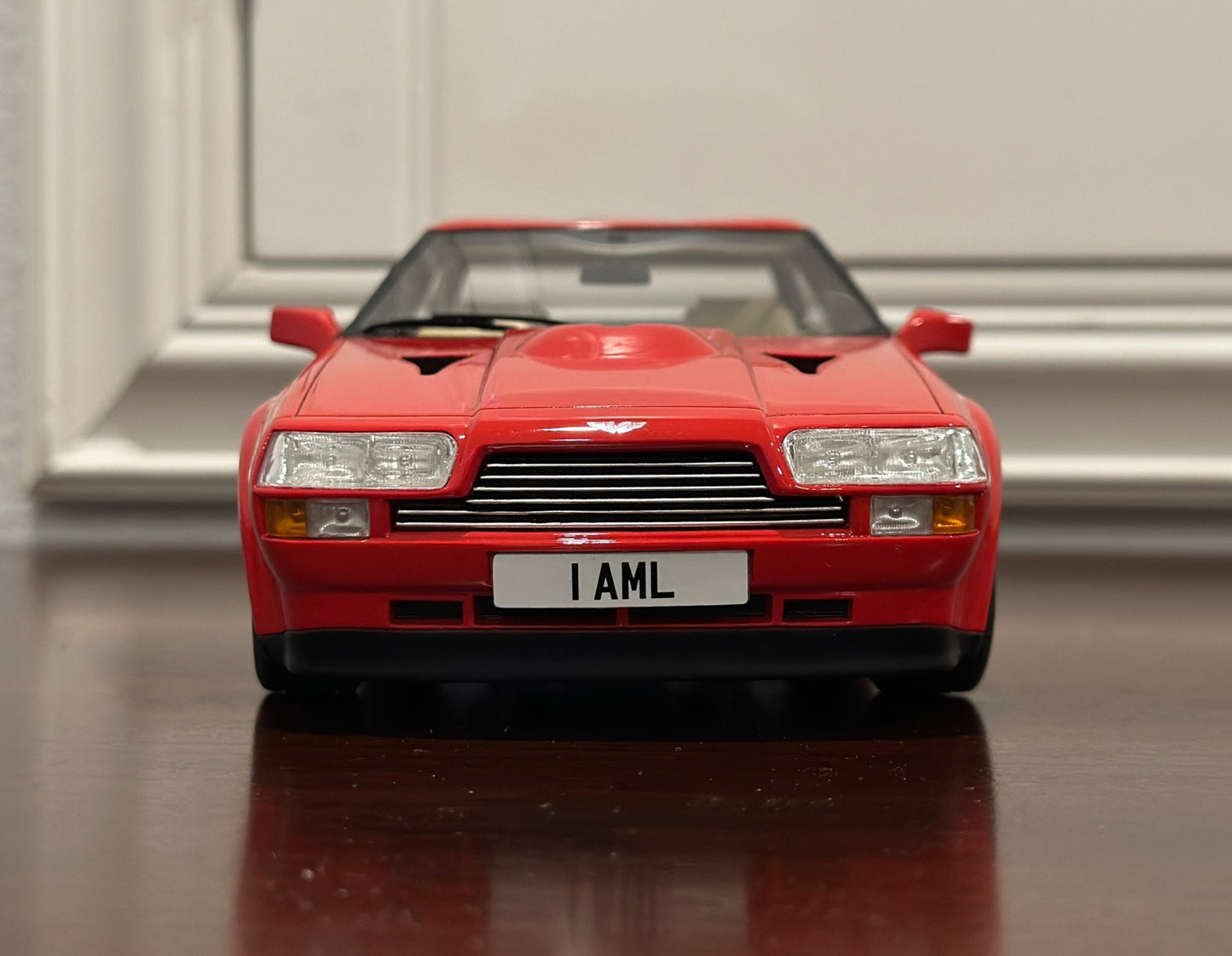 Cult Models Aston Martin Vantage Zagato Red 1/18 Scale Resin Model Car - Product Image