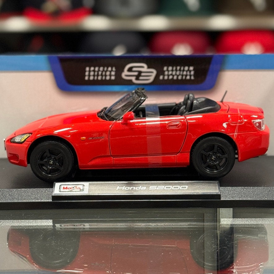 1:18 Honda S2000 Red Roadster Diecast Model Car Convertible | New