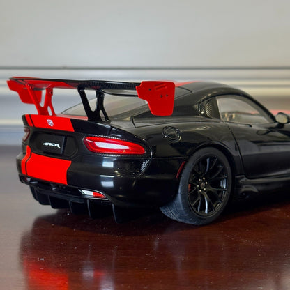 1/18 Dodge Viper ACR Black/Red Stripes AUTOart Composite Model Car | In Box