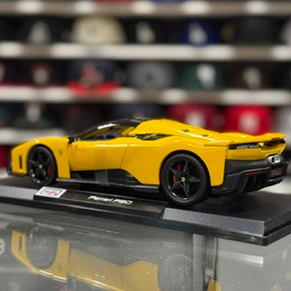1/18 Ferrari F80 Yellow Hypercar Diecast Model Car | New