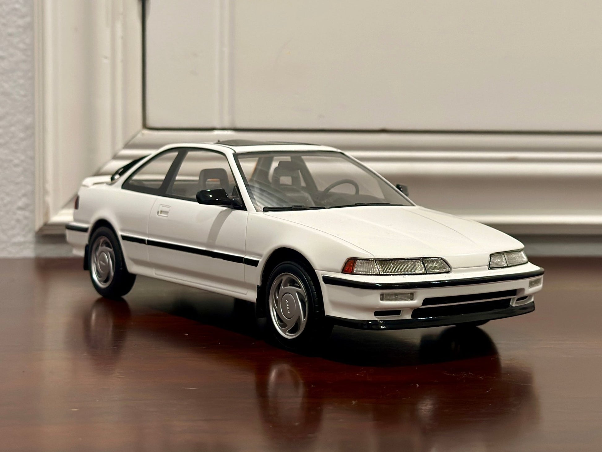 Dealer Edition Acura Integra White 1/18 Scale Resin Model Car - Product Image