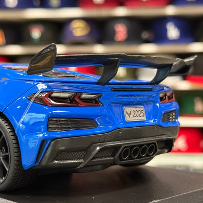 Maisto 1/18 Corvette ZR1 Coupe Deep Blue Special Edition Diecast Model Car | New - Product Image