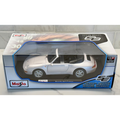 Porsche 911 Carrera Cabriolet Pearl White | Maisto 1/18 | New