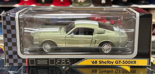 ERTL 1968 Shelby GT-500KR Pale Green 1/18 Scale Diecast Model Car - Product Image