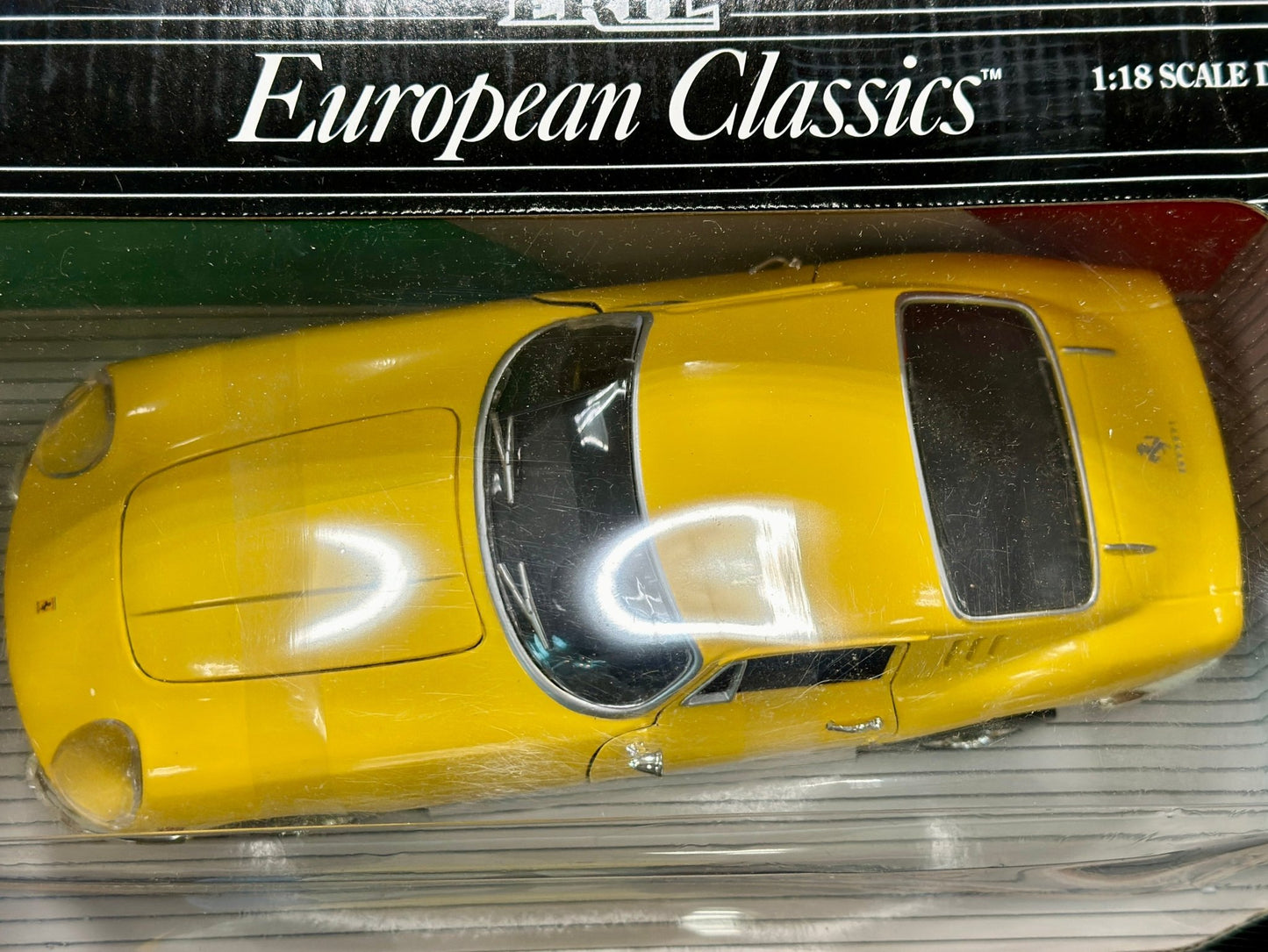 ERTL Ferrari 275 GTB-4 Yellow 1/18 Scale Diecast Model Car | New - Product Image