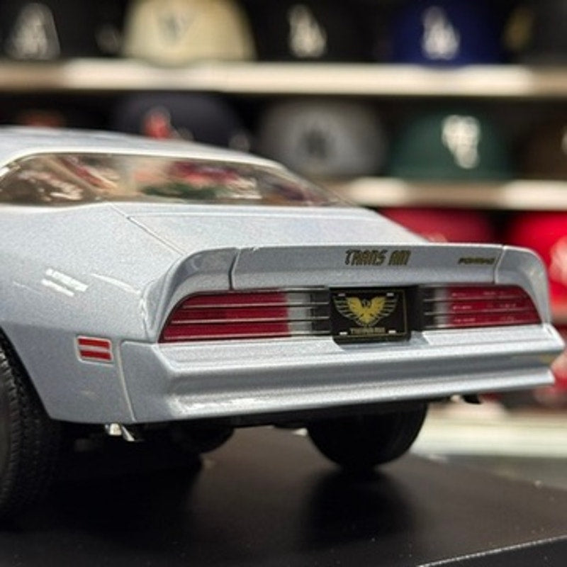 1/18 Pontiac Firebird Trans Am Silver Muscle Car Diecast Model Car | New - Product Image
