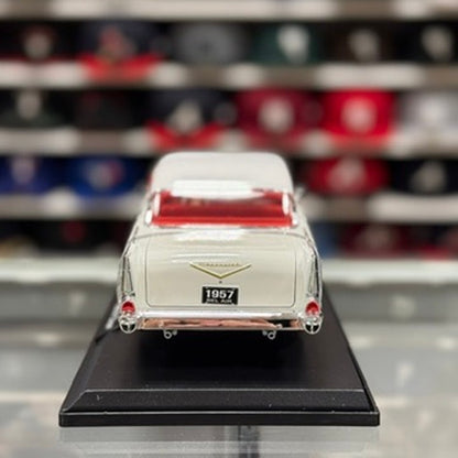 1/18 Chevrolet 1957 Bel Air White Classic Coupe Diecast Model Car | New