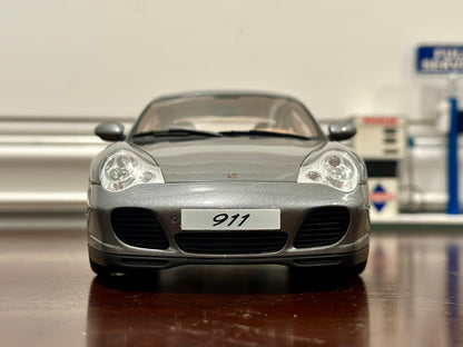 GT Spirit Porsche 911 Carerra 4S Grey 1/18 Scale Resin Model Car | Limited Edition - Product Image