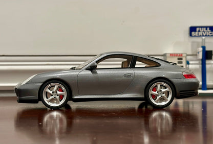 GT Spirit Porsche 911 Carerra 4S Grey 1/18 Scale Resin Model Car | Limited Edition - Product Image