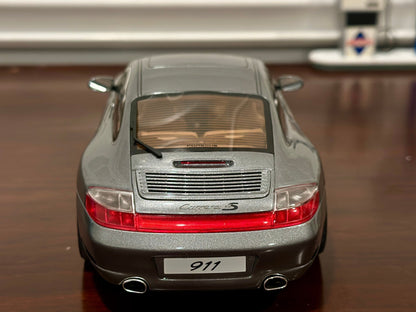 GT Spirit Porsche 911 Carerra 4S Grey 1/18 Scale Resin Model Car | Limited Edition - Product Image