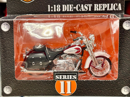 Harley Davidson Maisto Two-Wheeler 1/18 Scale Diecast Model Motorcycle - Product Image