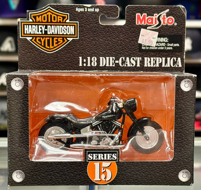 Harley Davidson Maisto Two-Wheeler 1/18 Scale Diecast Model Motorcycle - Product Image