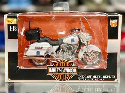 Harley Davidson Motorcycle Motorbike Maisto Two Wheeler 1/18 Scale Diecast | New - Product Image